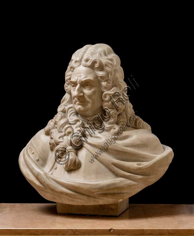 Museo Civico Archeologico di Bologna: busto di Luigi Ferdinando Marsili, scienziato, geologo e botanico.