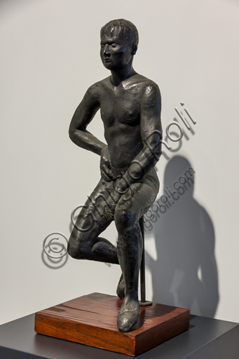 Museo Novecento: "Giovane pugile", di Marino Marini 1936. Bronzo.