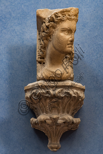  Nicola Pisano: "Bracket, female head", 1260-5, marble.