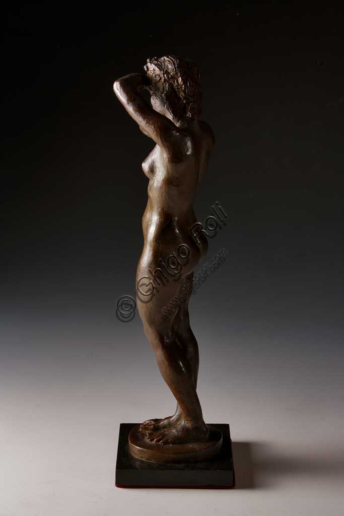 Collezione Assicoop - Unipol: Ivo Soli (1898-1976), "Nudo di donna". Bronzo.