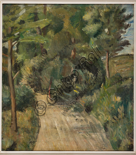Assicoop - Unipol Collection: Mauro Reggiani (1897 - 1980), "Landscape", oil on canvas.
