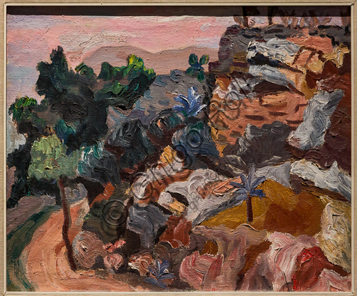 Museo Novecento: "Paesaggio di Alassio", di Carlo Levi, 1934. Olio su tela.