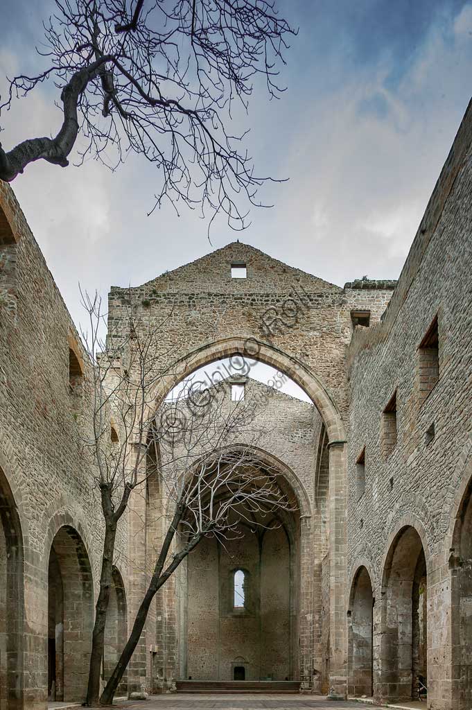 Palermo: internal view of the Church of St. Maria dello Spasimo.