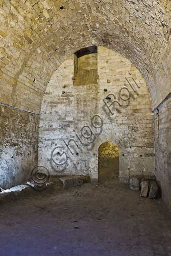 Palermo, The Royal Palace or Palazzo dei Normanni (Palace of the Normans), the Montalto wing, the dungeons below the Fountain Courtyard: the Graffiti Room.