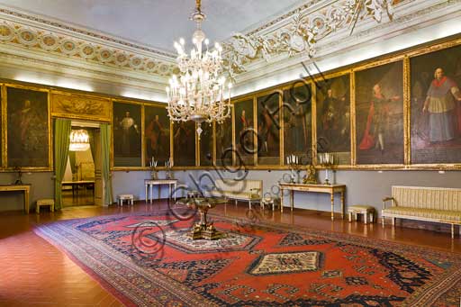 Palermo, Palazzo Reale o Palazzo dei Normanni, Appartamento Reale, Sala dei Viceré: veduta.