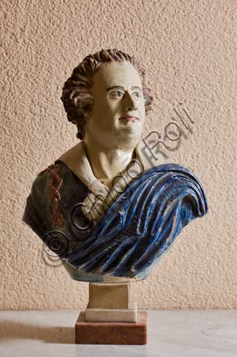 Palermo, The Royal Palace or Palazzo dei Normanni (Palace of the Normans), R1, Assignments: earthenware bust, Sicilian manufacture, 1784.