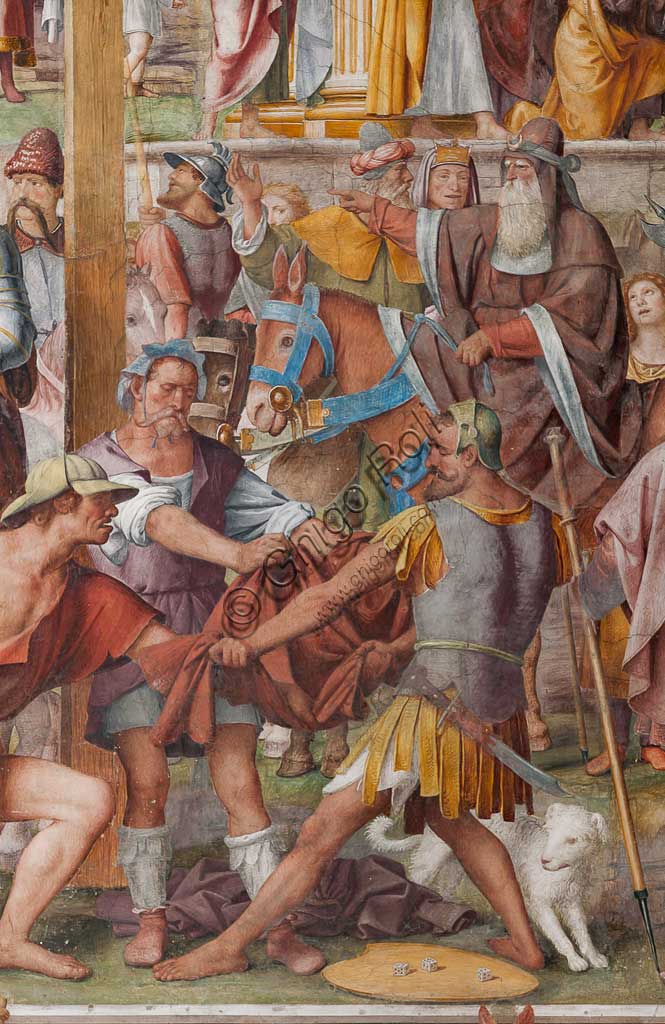 Lugano, Chiesa di S.ta Maria degli Angeli: "Passione e Crocifissione di Cristo", affreschi di Bernardino Luini, 1529. Particolare.