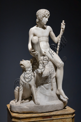 "Pastorello", 1823-26, di Bertel Thorvaldsen (1770 - 1844), marmo di Carrara. 