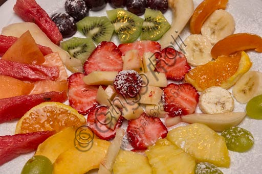 Piacenza, Osteria La Carrozza: fruit salad.