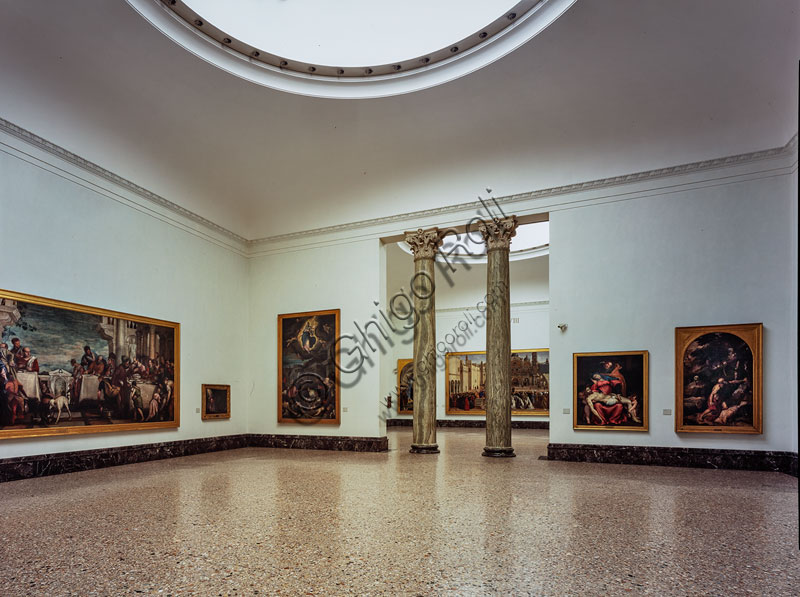 Brera Art Gallery: view of the Napoleonic rooms.