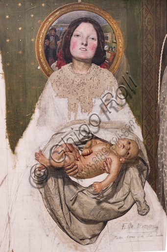  "Prendete vostro figlio, Signore" (1851-7) di Ford Madox Brown (1821 - 93); olio su tela. Particolare.