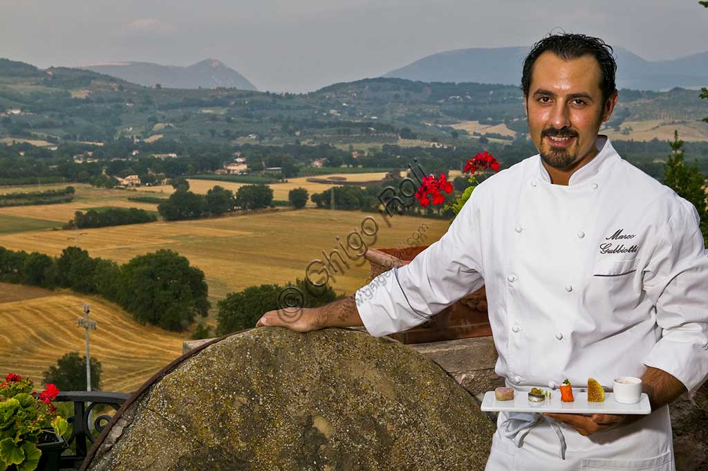 Restaurant La Bastiglia: the cook.