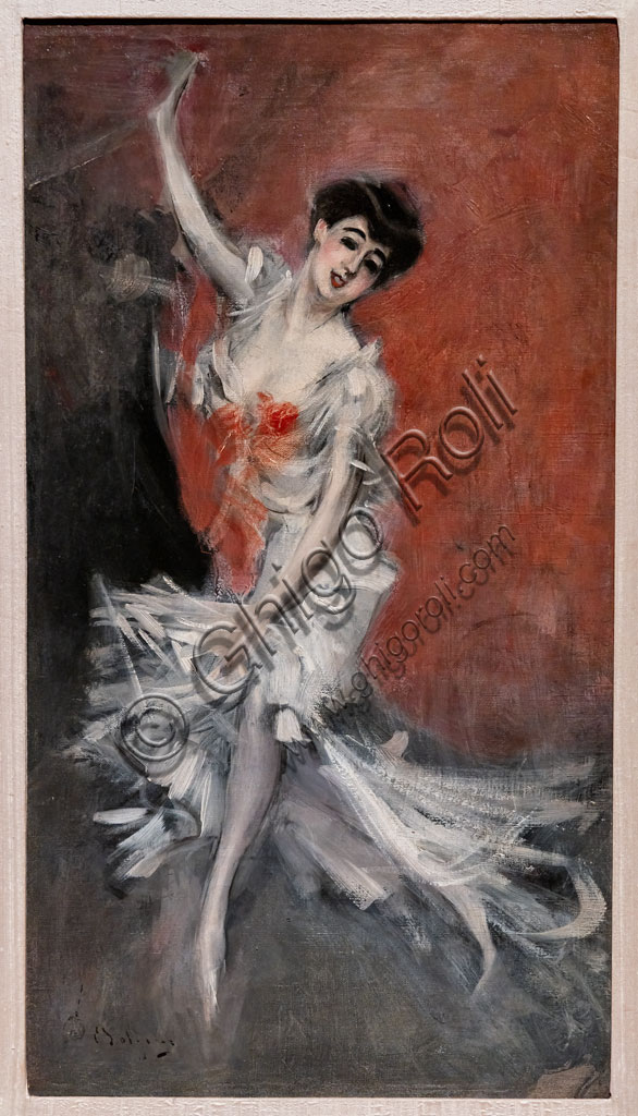 “Ritratto di danzatrice”, di Giovanni Boldini, 1900, olio su tela.