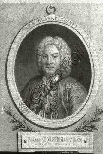  "Portrait of François Couperin". Lithograph.