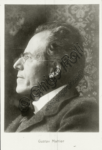  "Portrait of Gustav Mahler", photography.