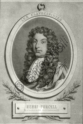  "Portrait of Henry Purcell". Engraving.