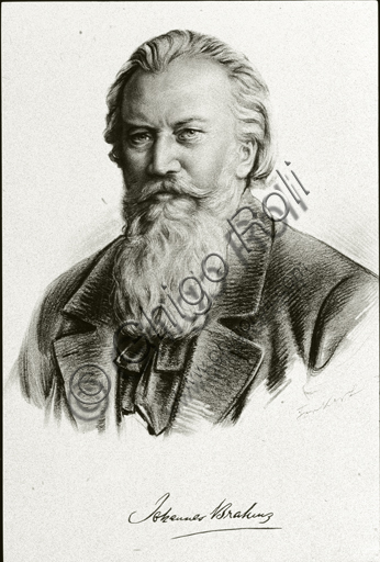  "Ritratto di Johannes Brahms".