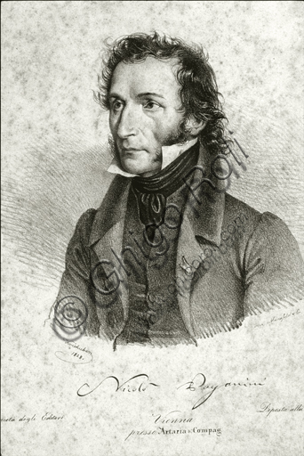  "Portrait of Niccolò Paganini", engraving at Artaria.