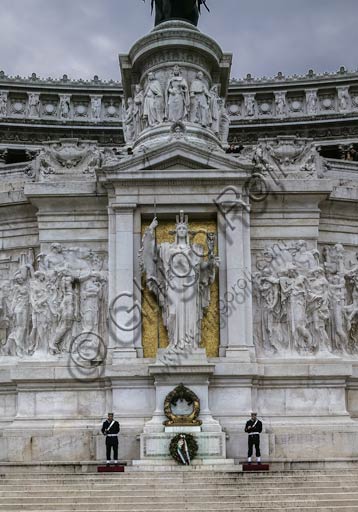 Roma, veduta del Vittoriano, il Monumento nazionale a Vittorio Emanuele II, conosciuto anche come Altare della Patria.