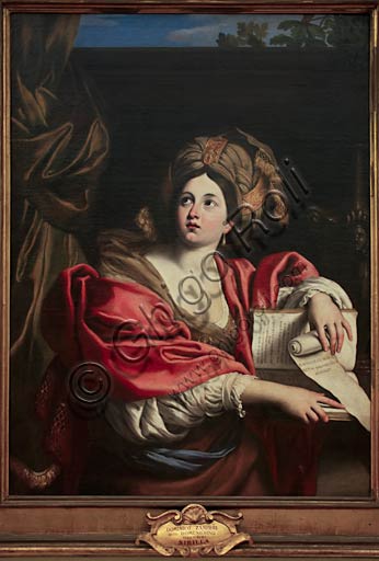 Musei Capitolini, Pinacoteca: "Sibilla Cumana", di Domenichino (Domenico Zampieri), 1622. Olio su tela.