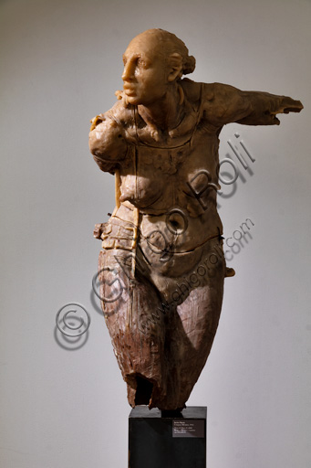 Fontanellato, Labirinto della Masone, Franco Maria Ricci Art Collection, temporary art Exhibition: "Torso de Mujer", one of Javier Marìn's Sculptures.