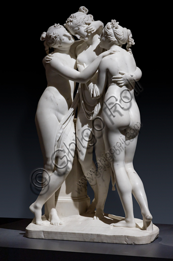 "Le tre Grazie", 1812-17, di Antonio Canova (1757 - 1822), marmo.