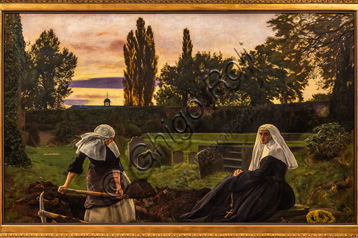  "The Rest Valley",  (1858-9)  by John Everett Millais (1829 - 96); oil painting on canvas.