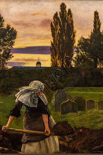  "The Rest Valley",  (1858-9)  by John Everett Millais (1829 - 96); oil painting on canvas.