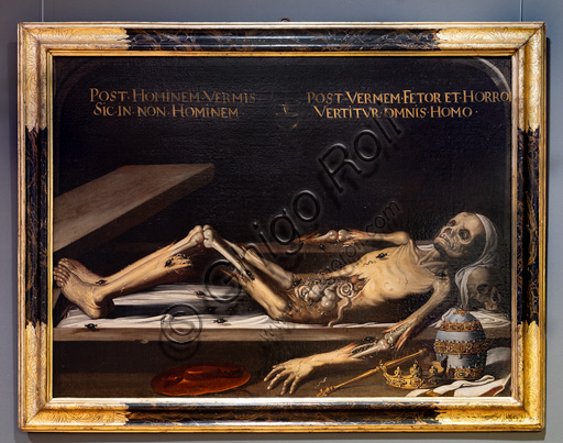 Fontanellato, Labirinto della Masone, Franco Maria Ricci Art Collection: "Vanitas", oil painting.