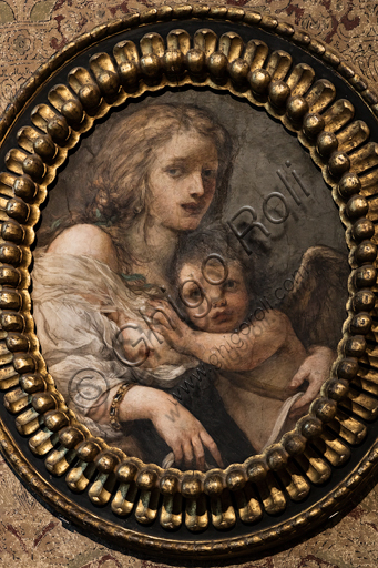 Baldassarre Franceschini detto il Volterrano: "Venere e Cupido", affresco staccato, metà XVII secolo.