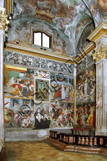   Vercelli, Church of St. Christopher, Chapel of the blessed Virgin or of the Assunta: frescoes  by Gaudenzio Ferrari, 1529 - 1534.