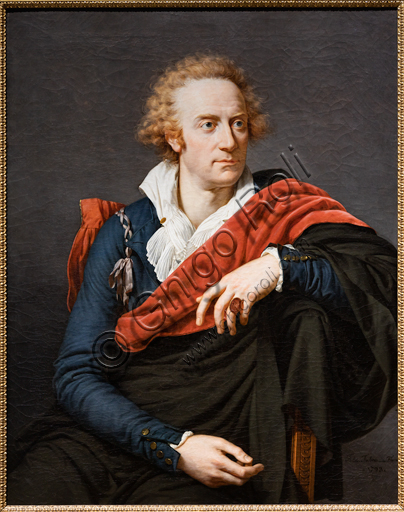 "Vittorio Alfieri", 1793, di François - Xavier Fabre (1776 - 1837), olio su tela.